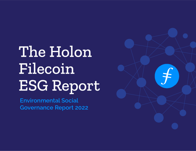 The Holon Filecoin ESG Report